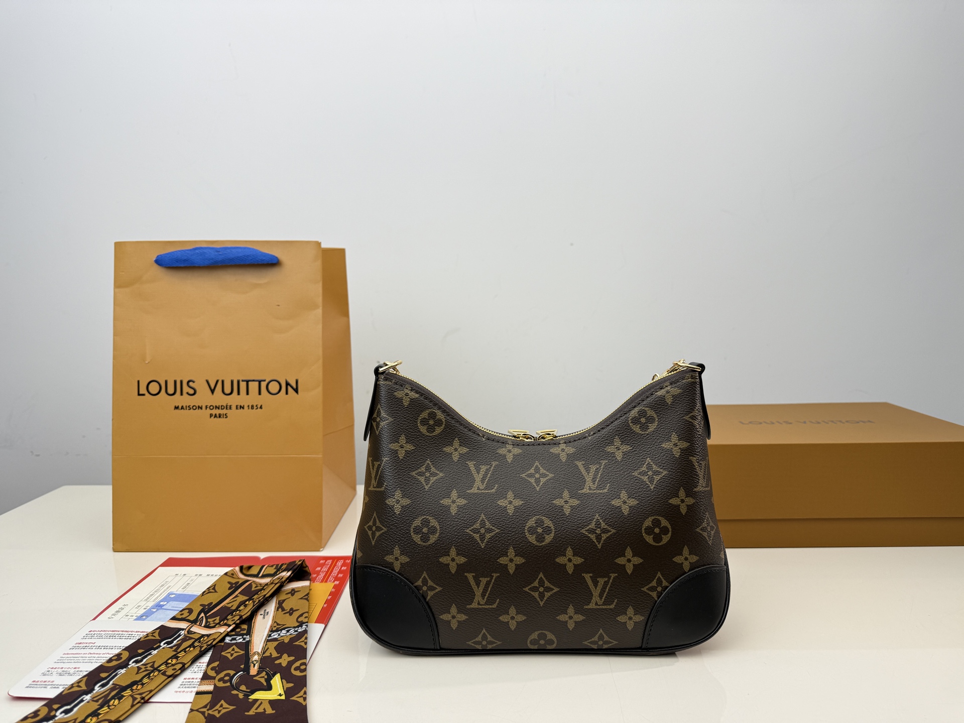 LV Vintage Croissant Bag | Strap+Chain Shoulder/Crossbody