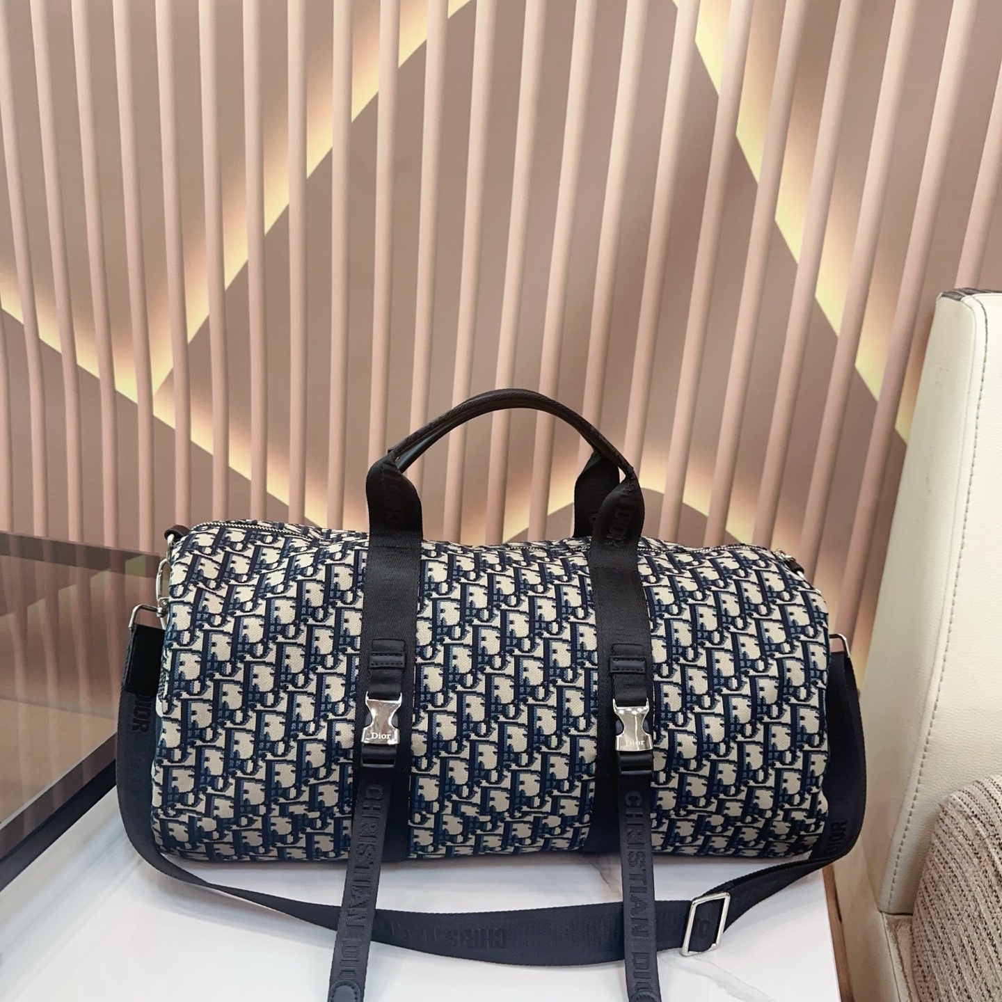 Dior Nylon Travel Duffle Bag