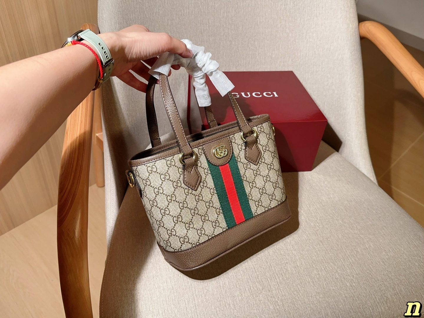 GUCCI Ophidia Mini Tote Bag