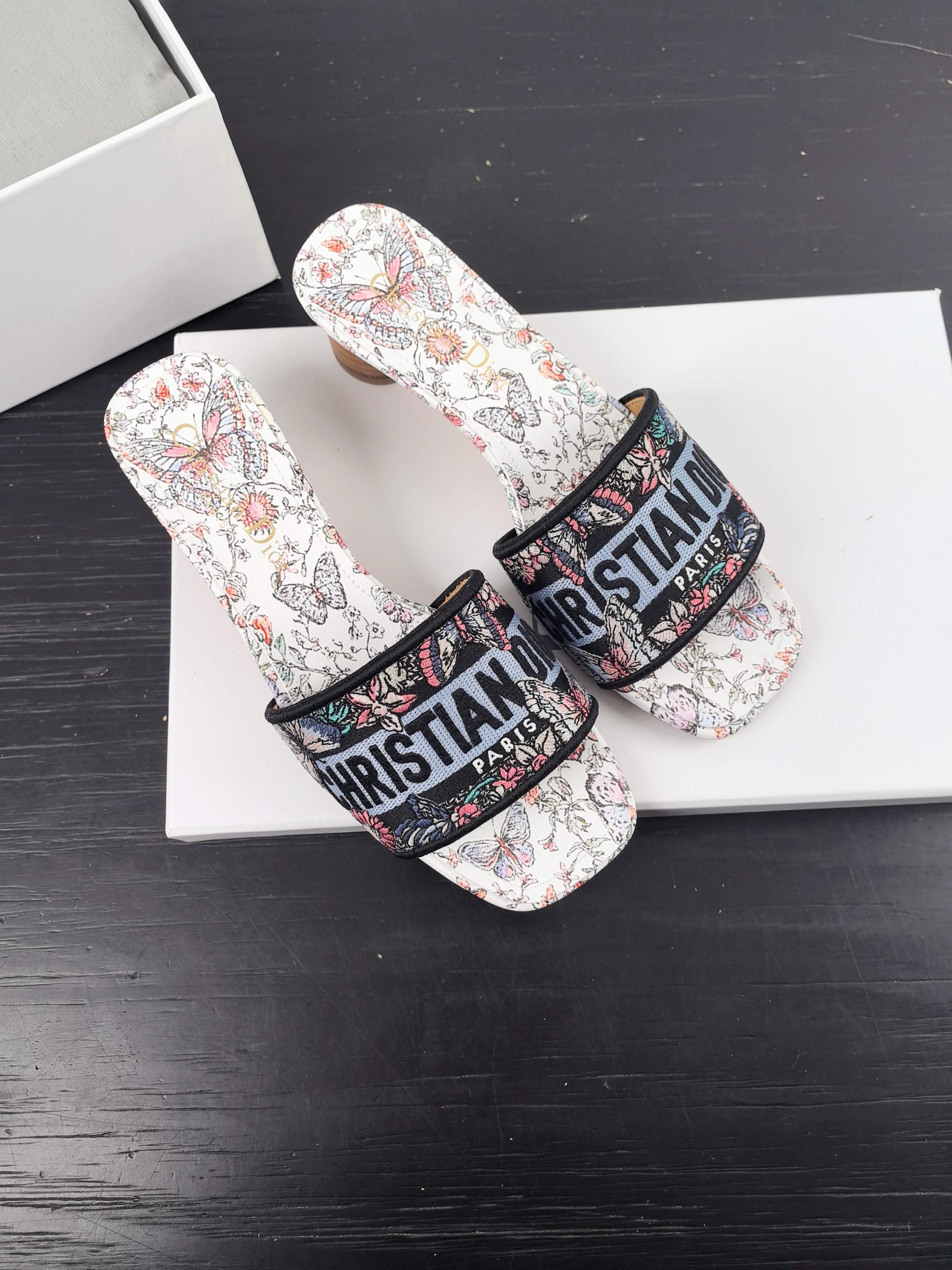 Dior Slipper Sandals Low Heel Shoes