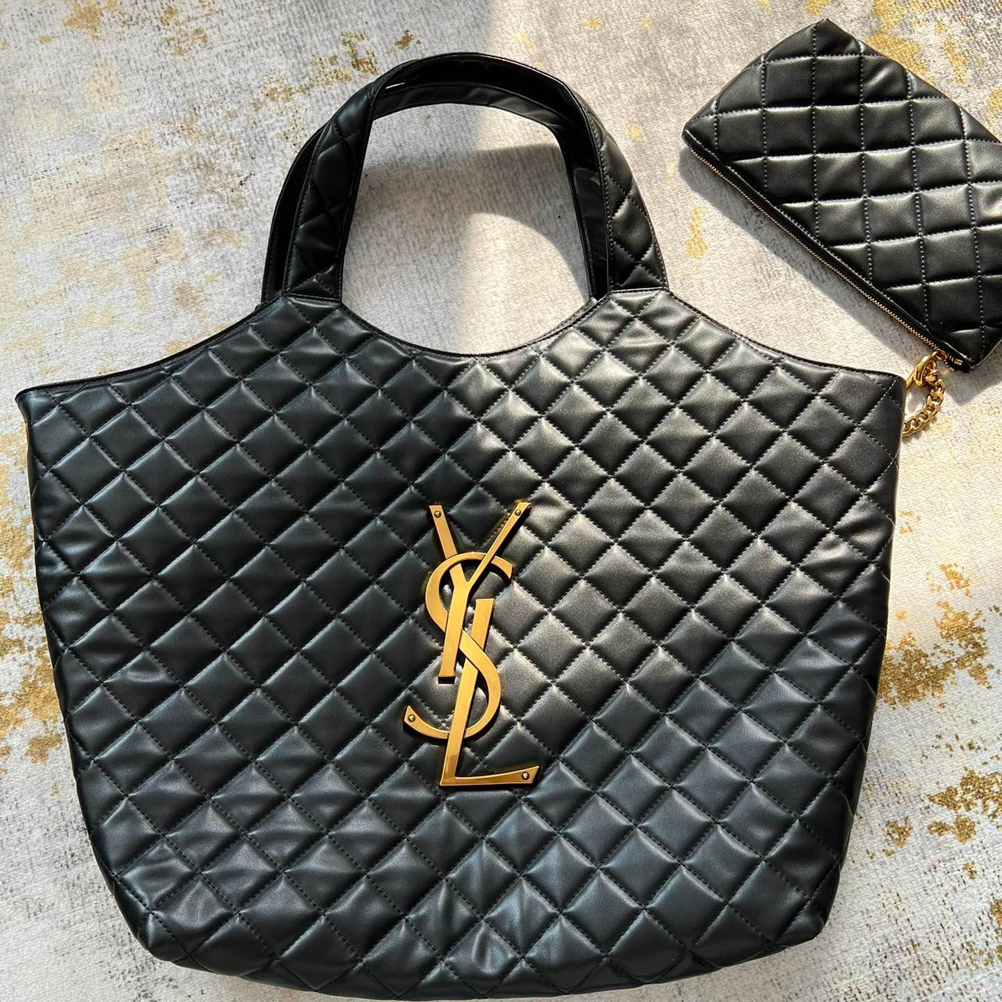 SAINT LAURENT ICARE MAXI SHOPPING BAG Tote Bag-10A