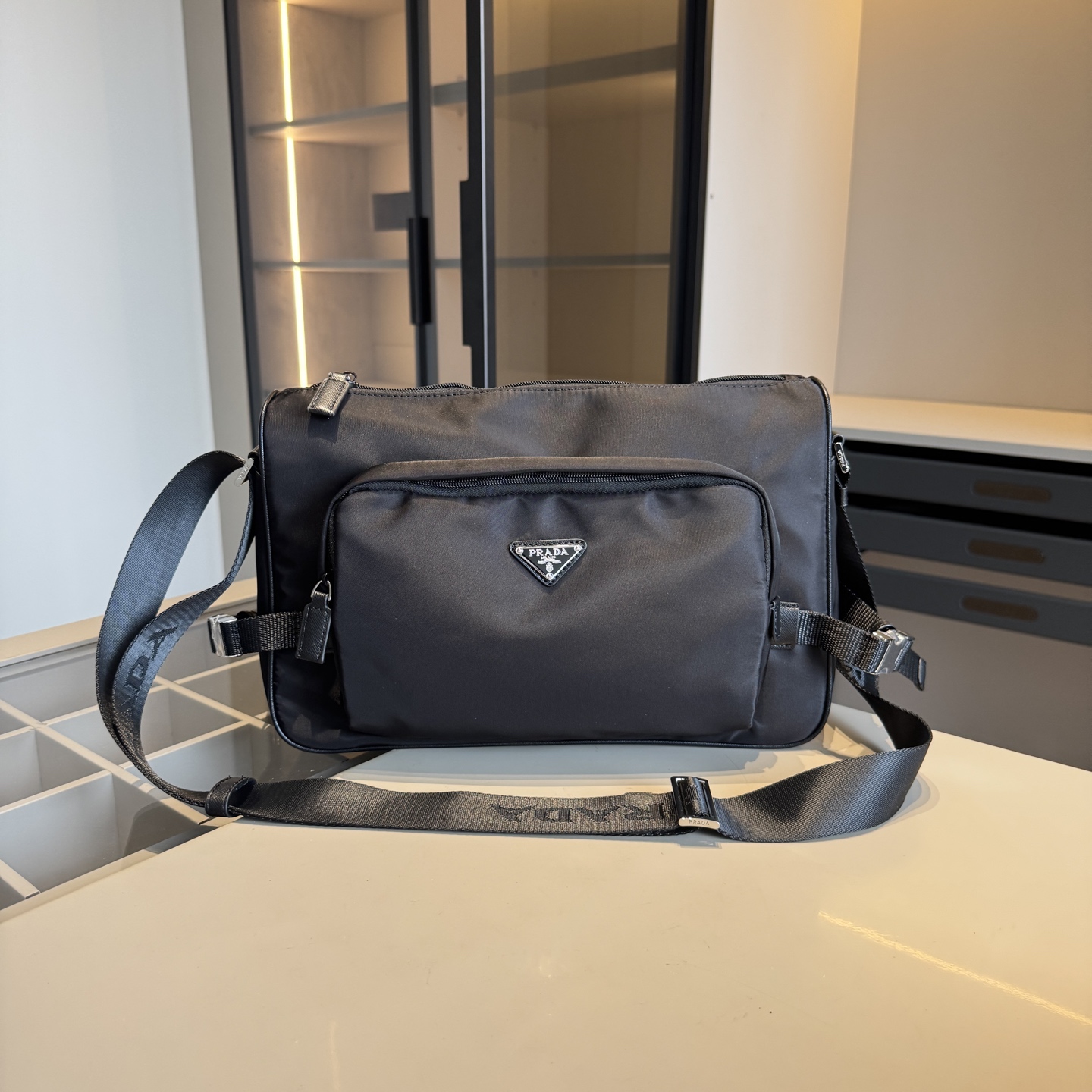 Prada's Latest Nylon Messenger Bag