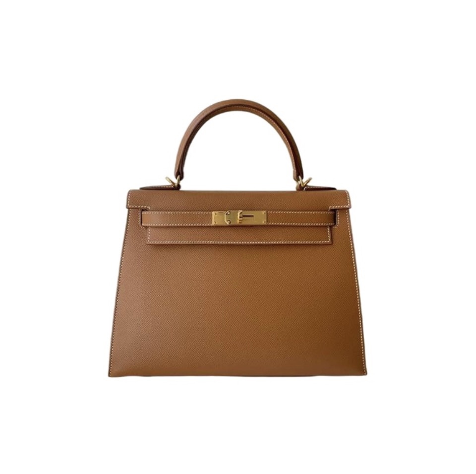 Hermes Kelly Gold Buckle Bag-Epsom Shoulder Bag Handbag