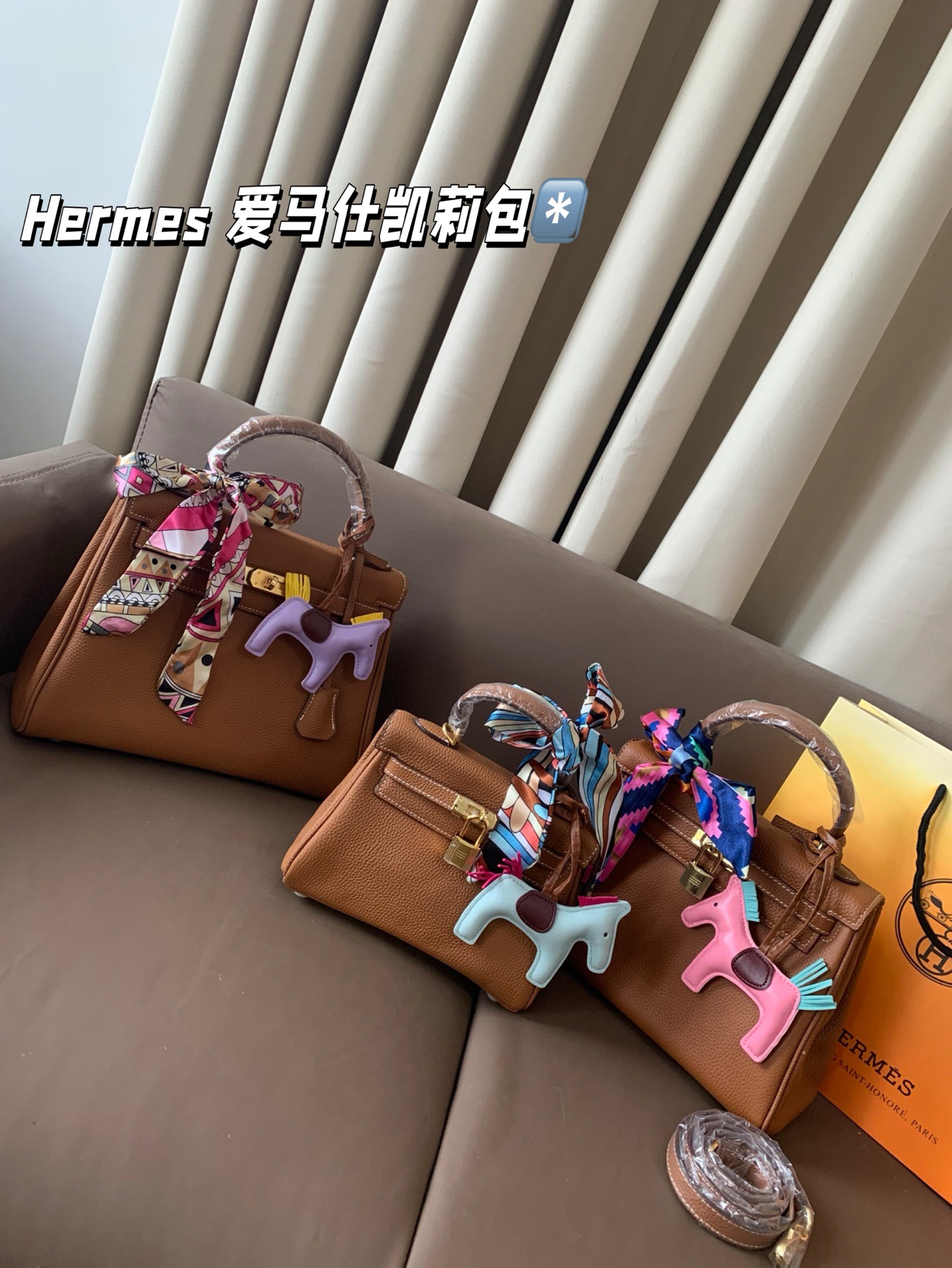 Hermes Kelly Grained Calfskin Shoulder Bag