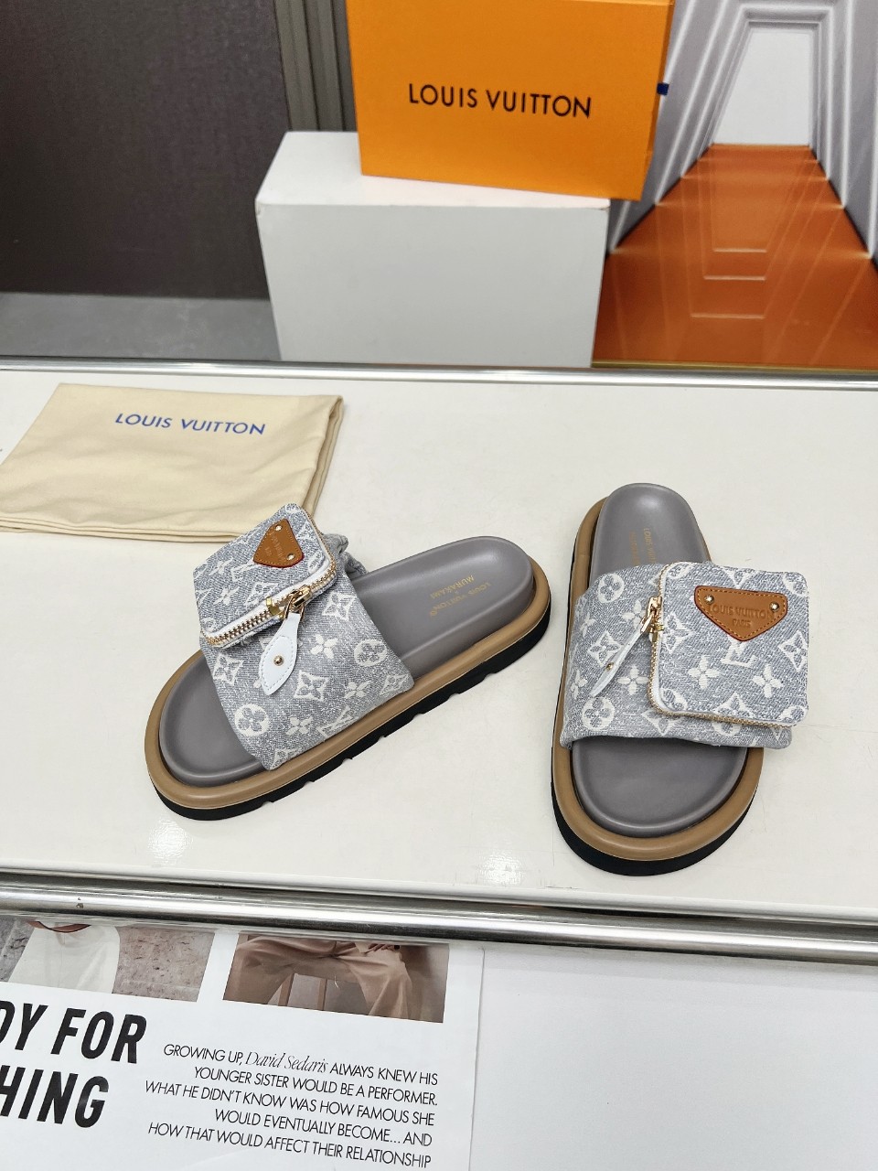 Louis Vuitton LV Embossed Slippers Sandals Shoes