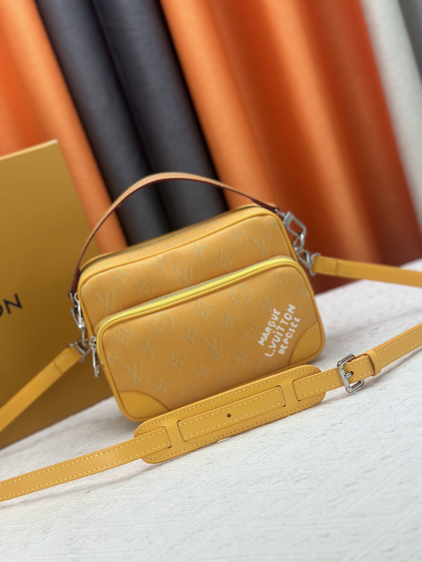 LV M13987 & More Nil Bag - Glistening Cowhide & Beaded Rivets