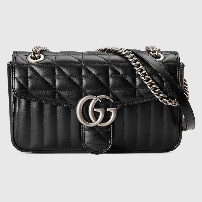 Gucci GG Marmont Small Shoulder Bag Black