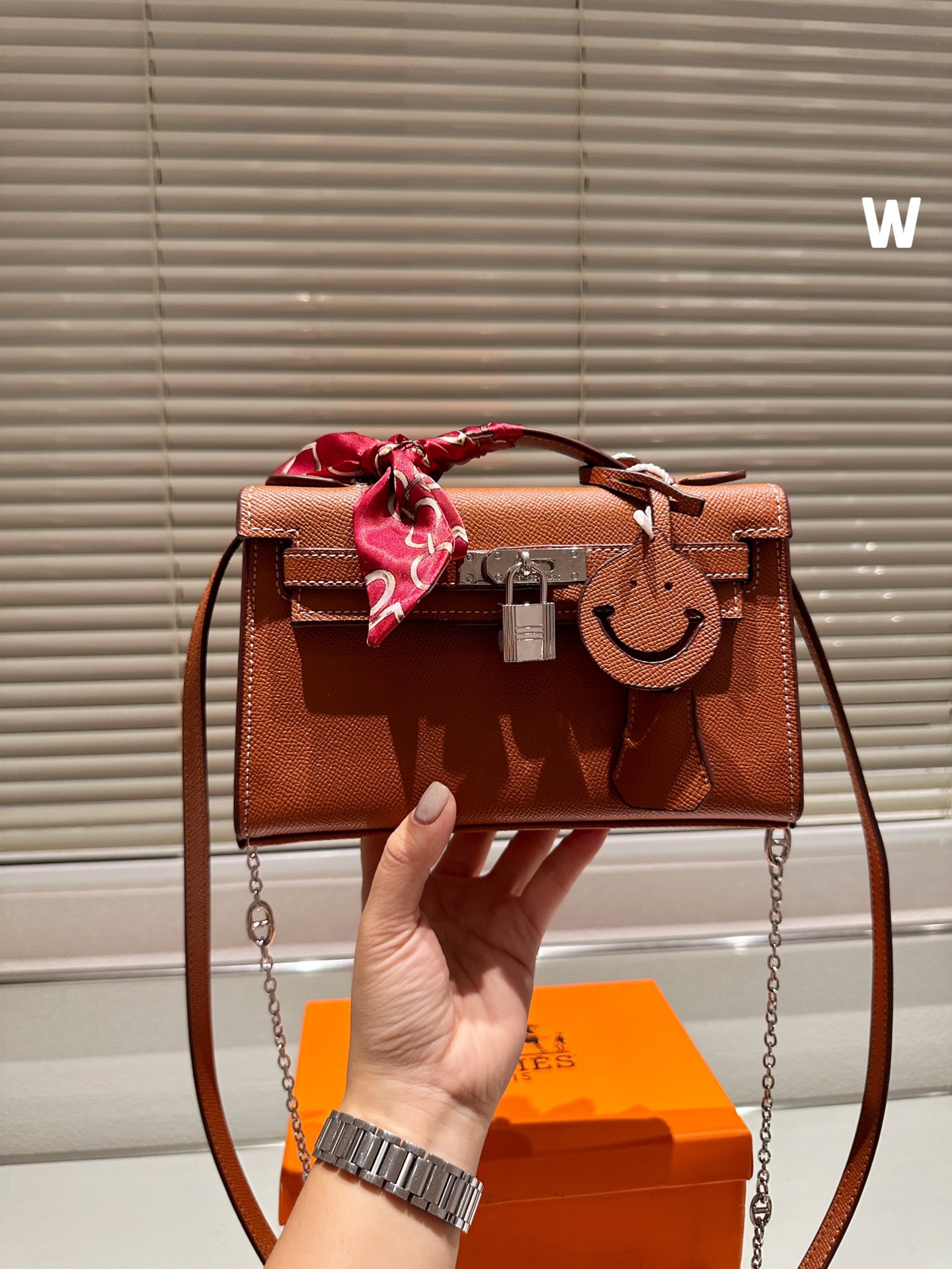 Hermes Kelly Princess Kelly Crocodile Pattern 22cm Bag