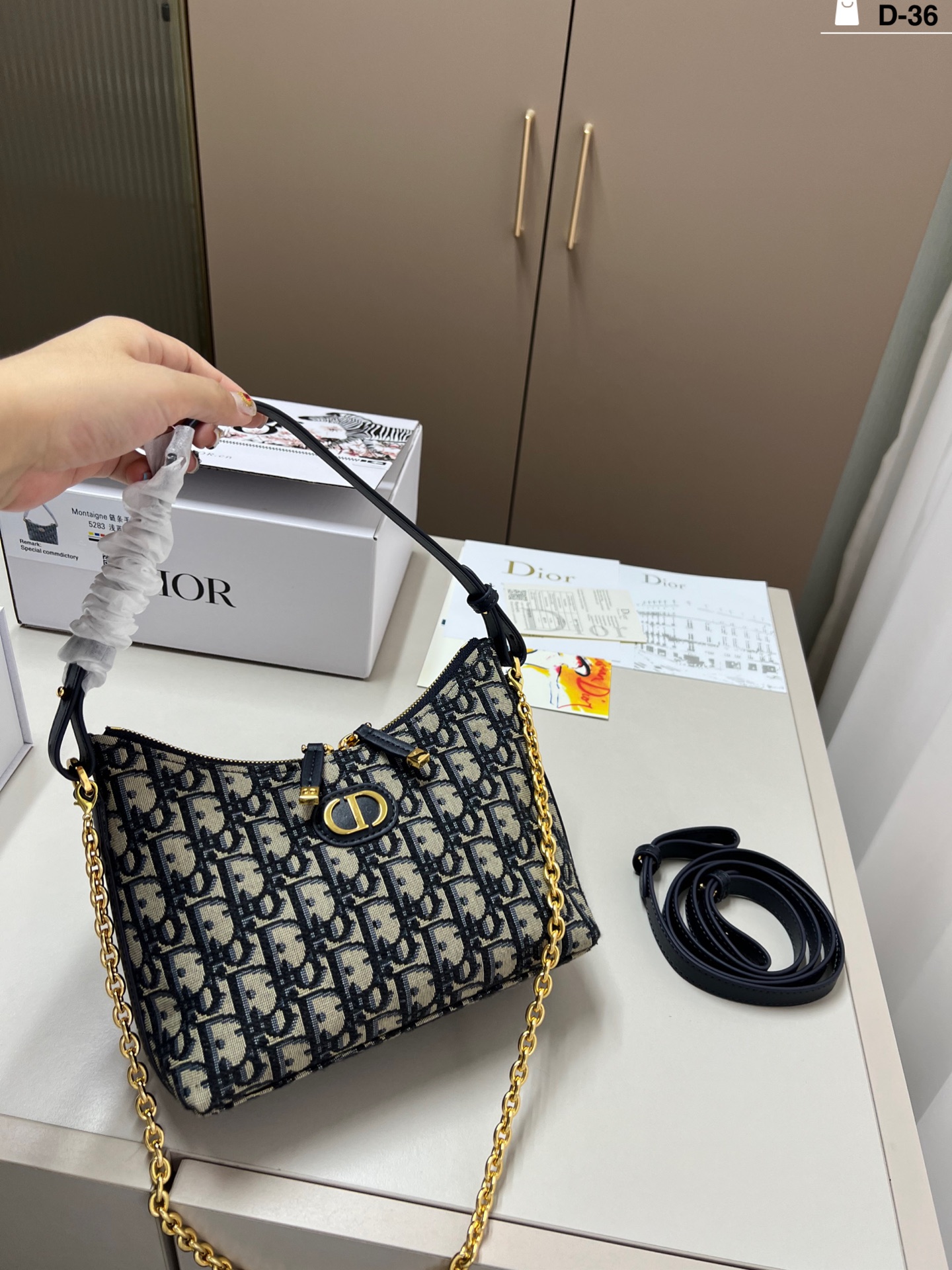 Dior Chain Lunchbox Bag