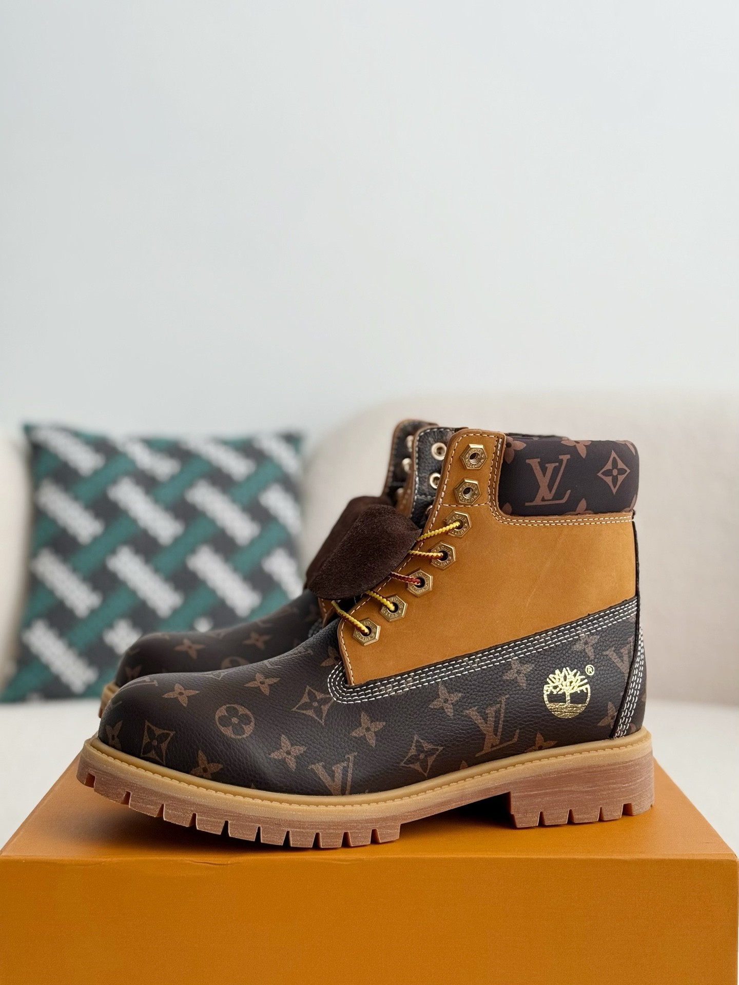 Louis Vuitton x Timberland boots/Martin boots/boots