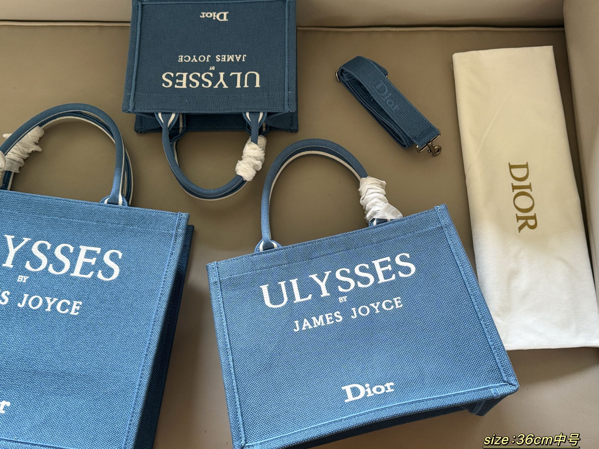 Dior Canvas Book Tote 25 10A