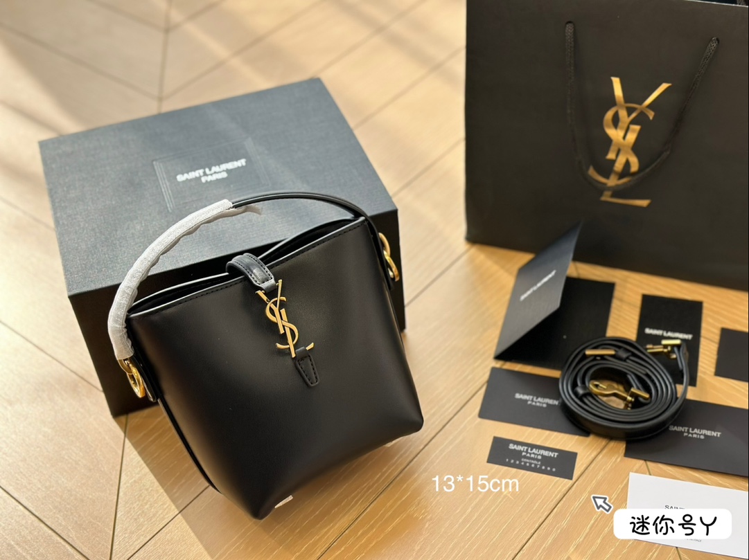 YSL Saint Laurent LE37 Mini Tote Bag Shoulder Bag Handbag