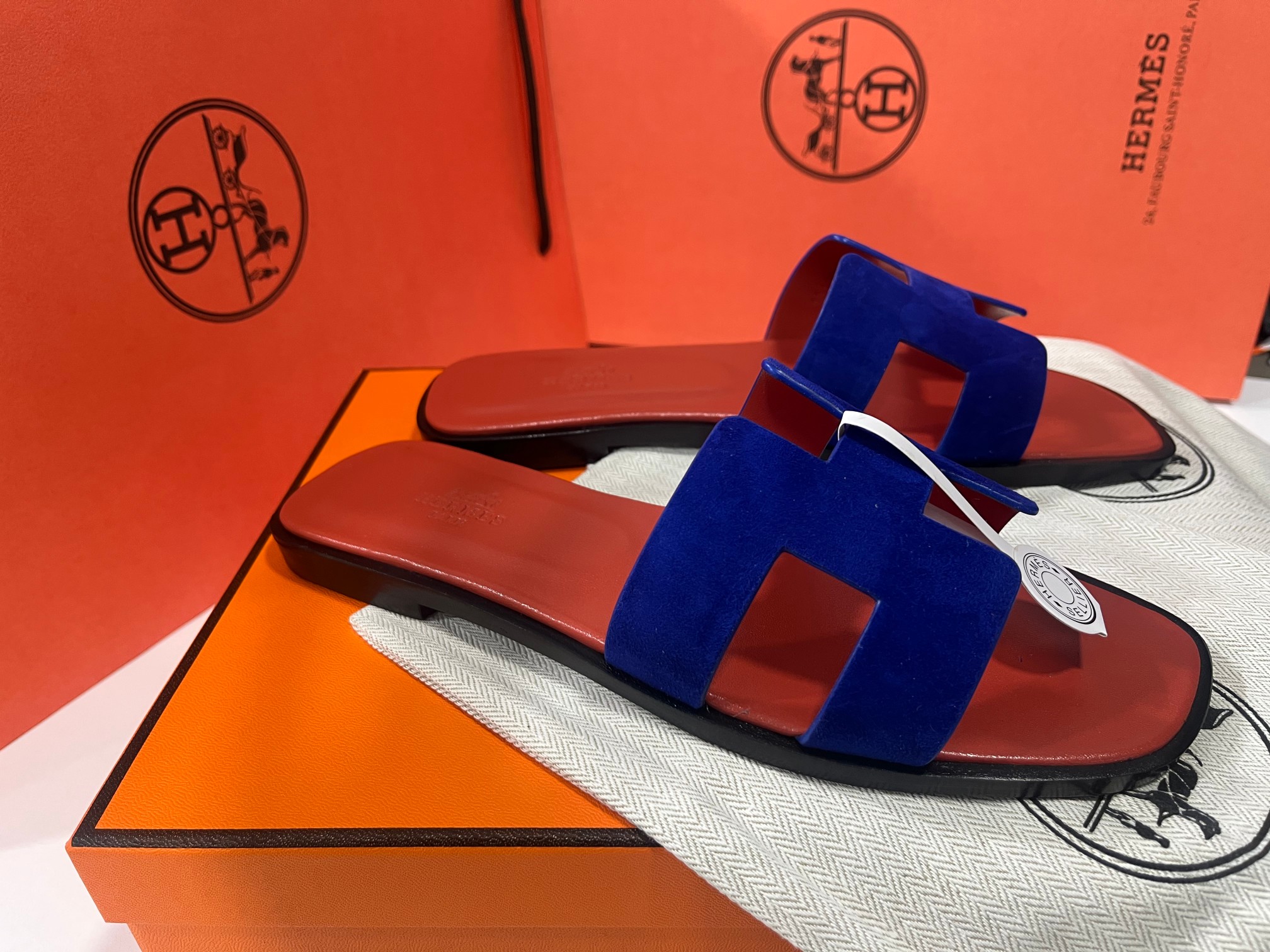 Hermes H Sandals Slipper Heels