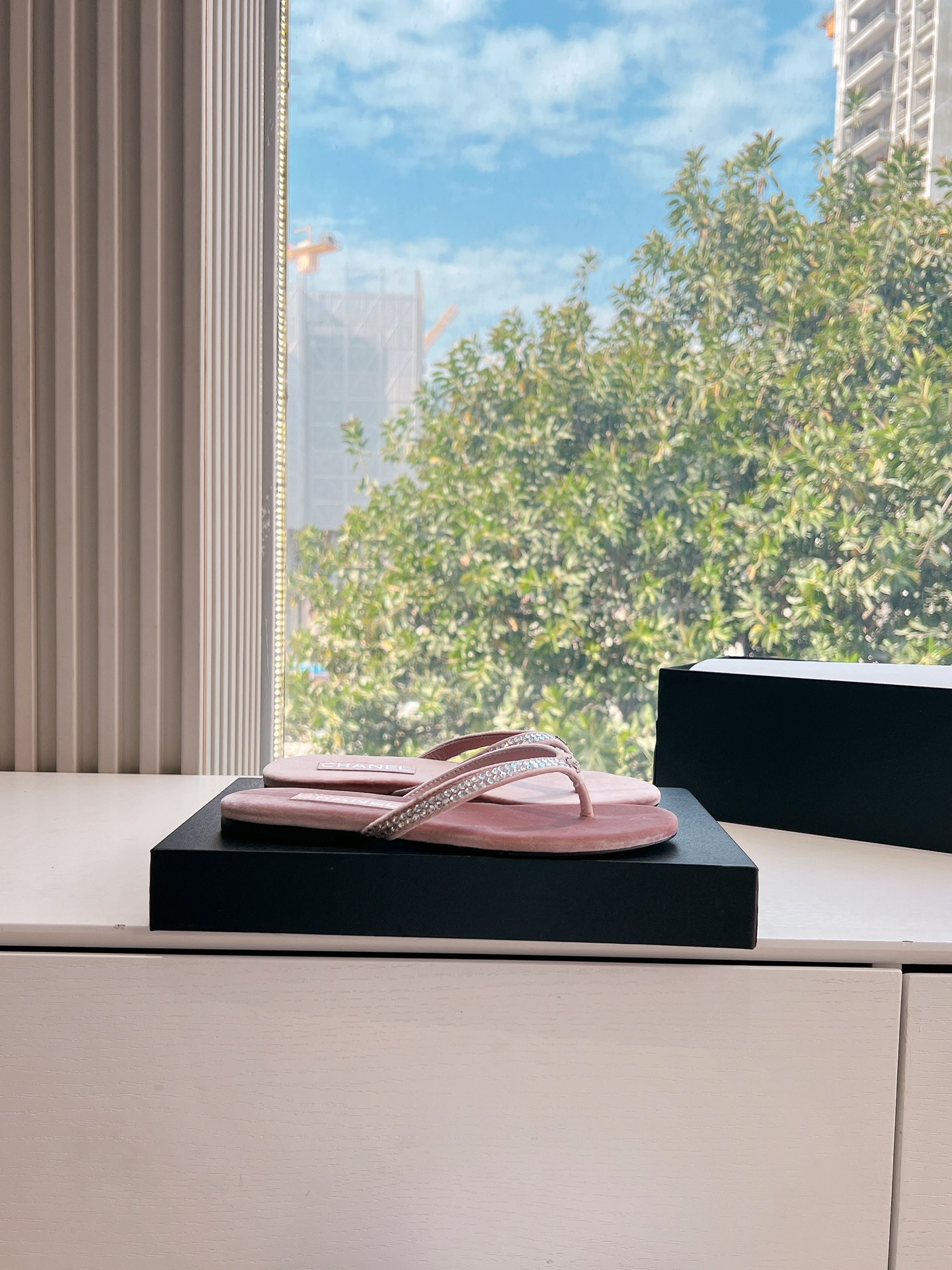 Chanel Clip Toe Slipper Sandals Shoes