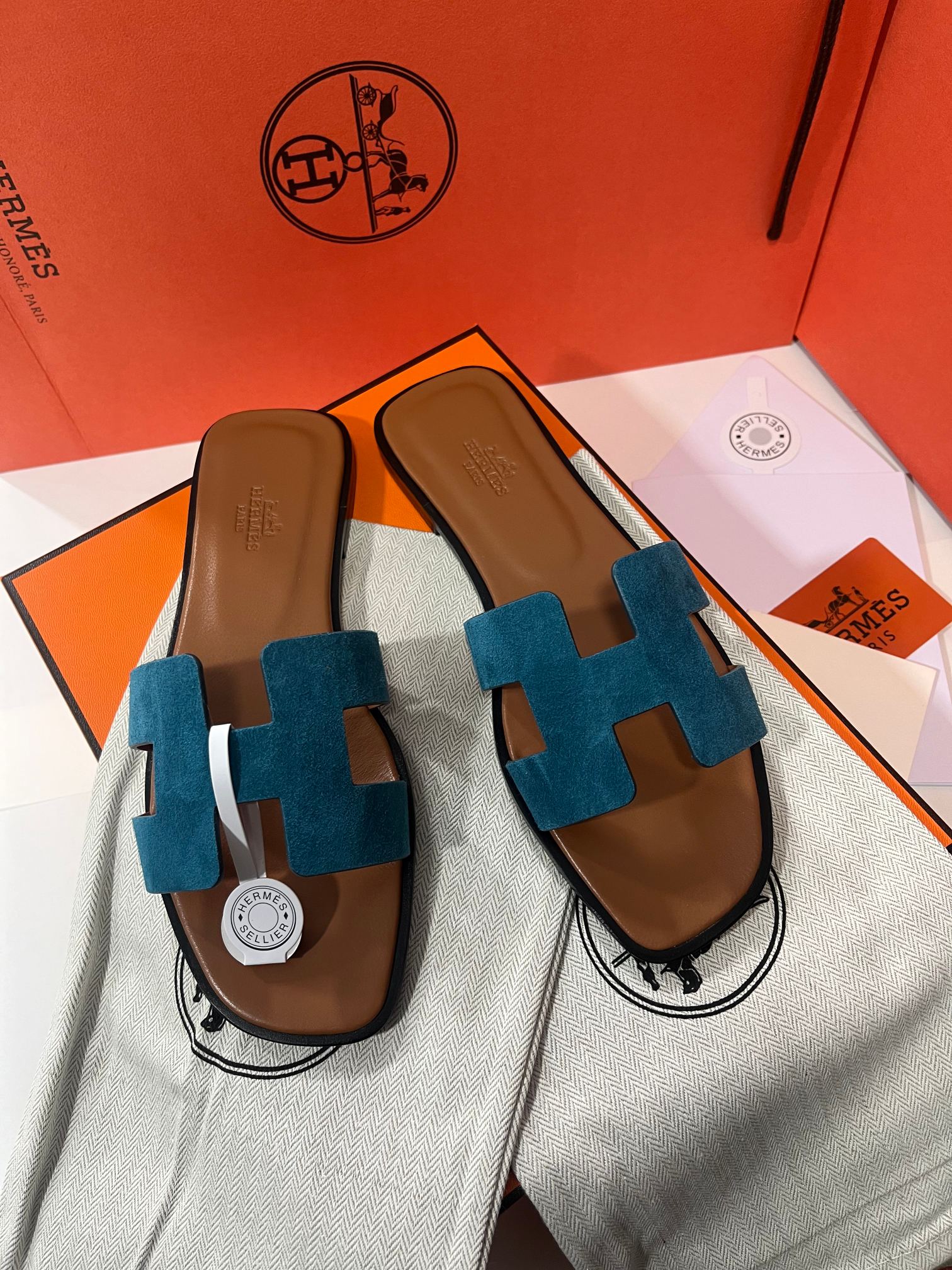Hermes H Sandals Slipper Heels