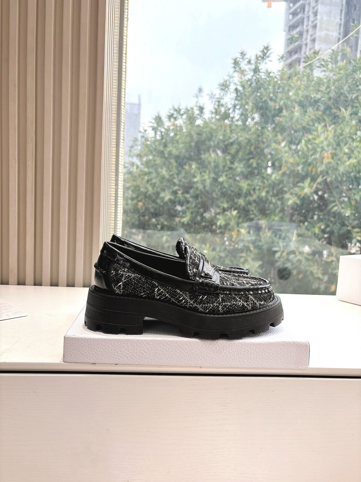 Dior Shoes Chanristian Dior Logo Buckle Flat Loafers Casual Slipper Shoes