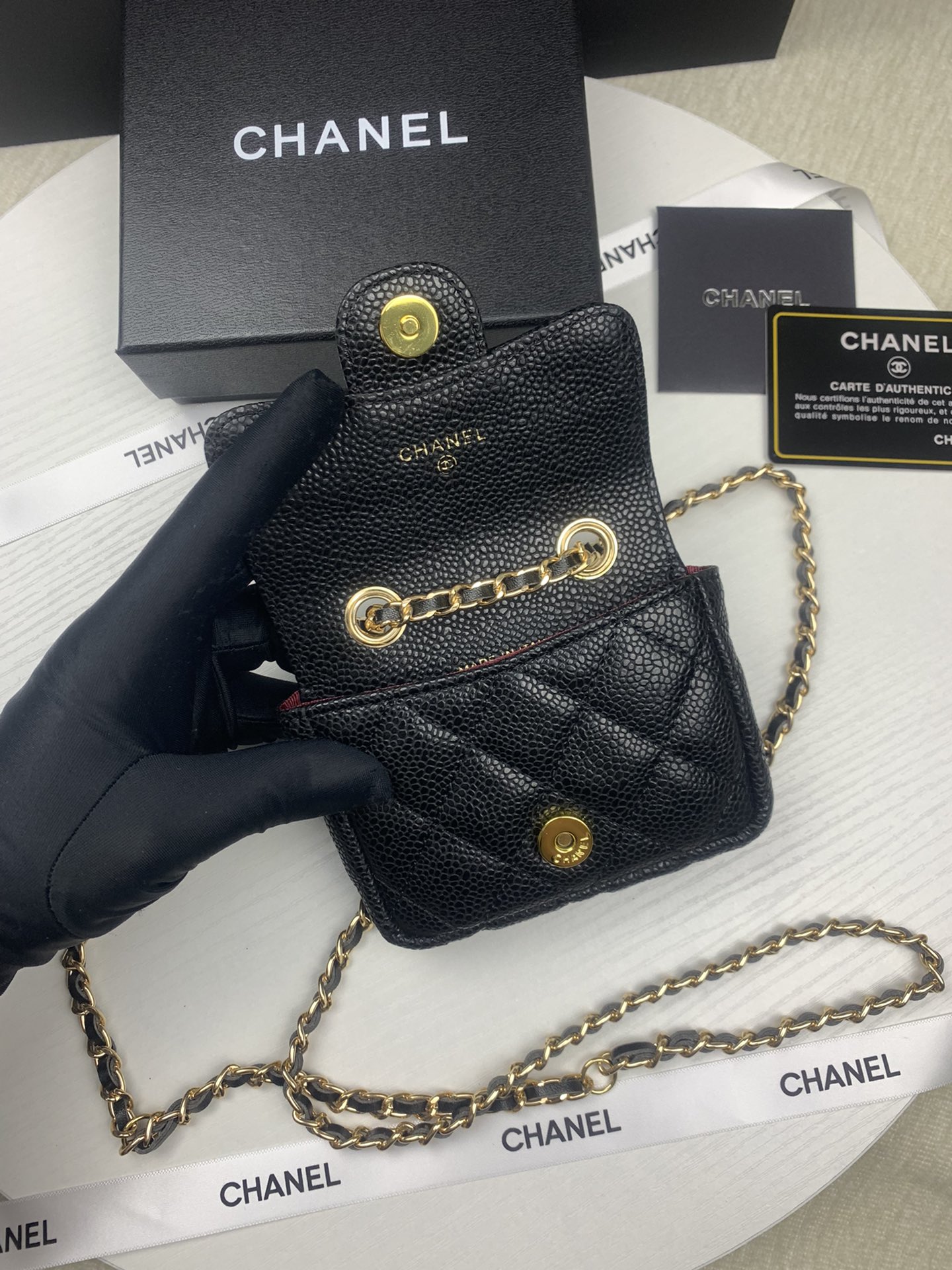 Chanel Vintage Mini Waist Pack 11cm 8900