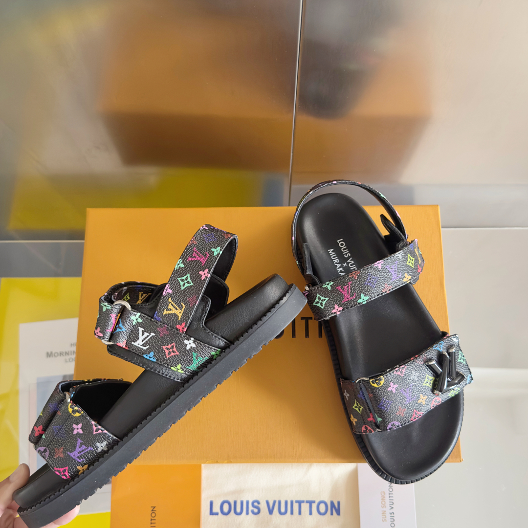 Louis Vuitton  LV  Takashi Murakami Slipper Sandals Shoes