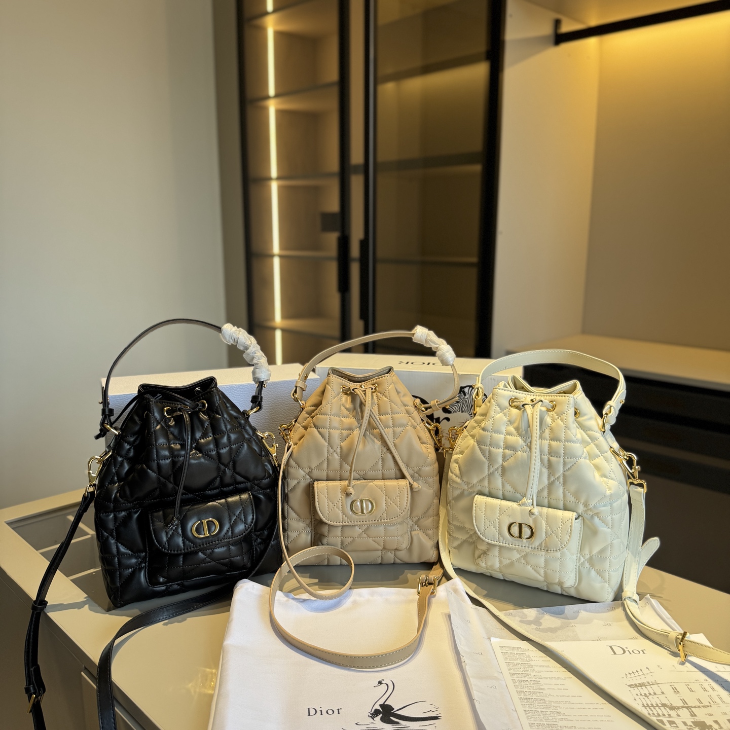 Dior Caro Large Bucket Bag 10A