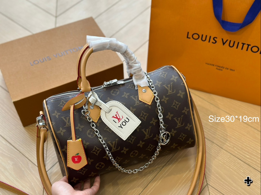 Louis Vuitton 30 Speedy Shoulder Bag Handbag