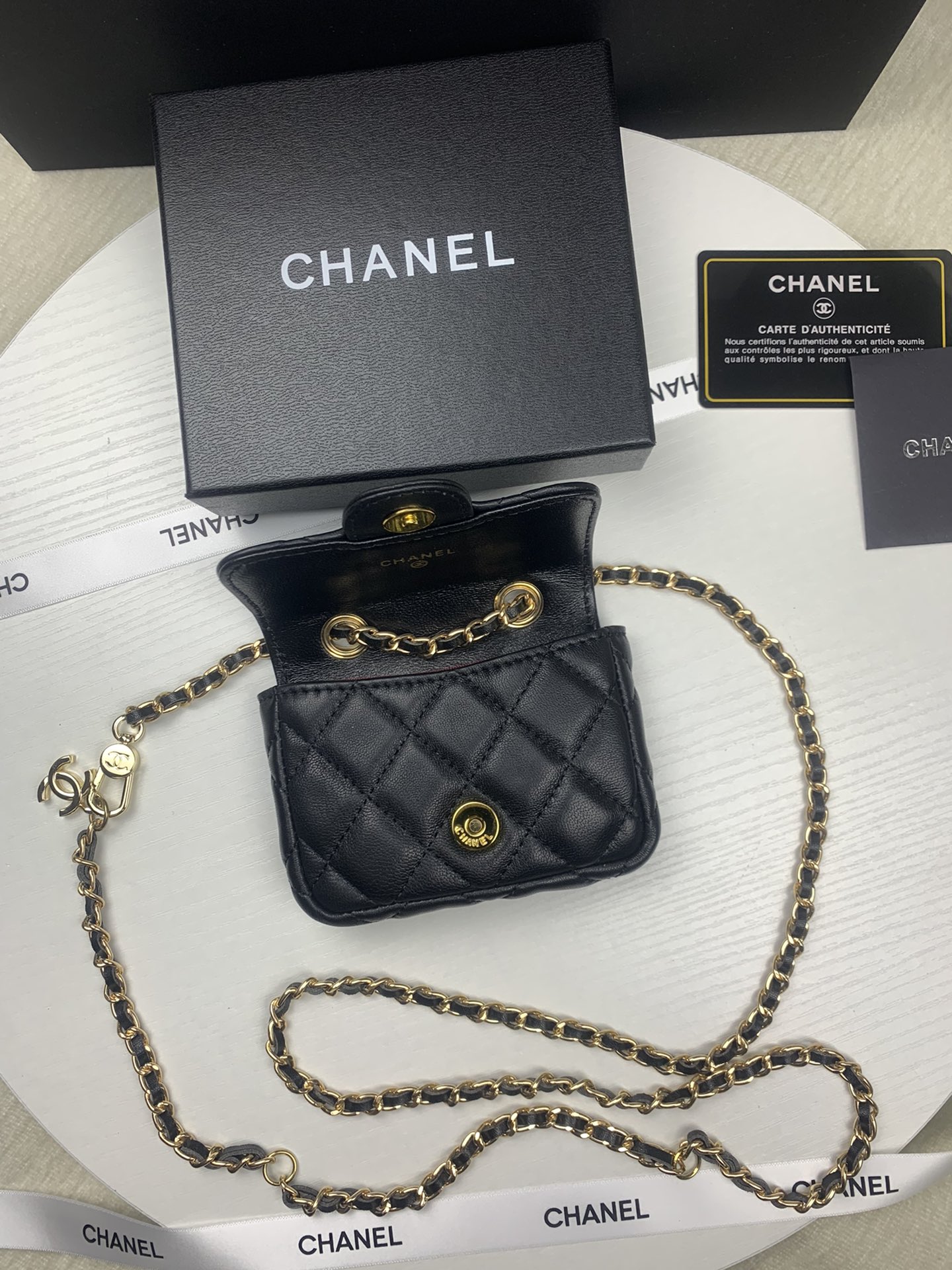 Chanel Vintage Mini Waist Pack 11cm 8900
