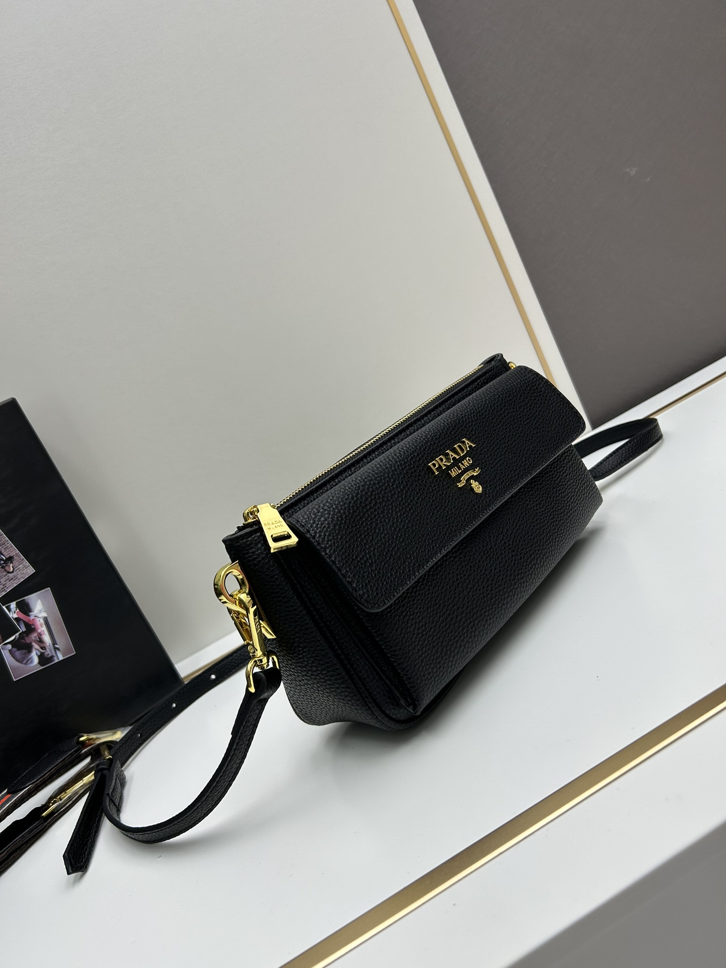 Prada  Flap Zipper Champion Bag 10A