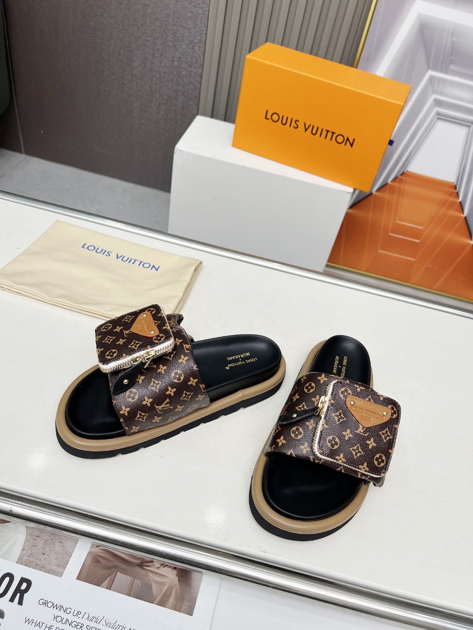 Louis Vuitton LV Embossed Slippers Sandals Shoes