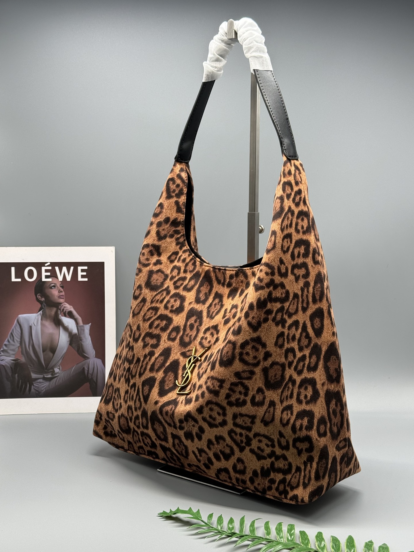 YSL Soft Structured Shoulder Bag