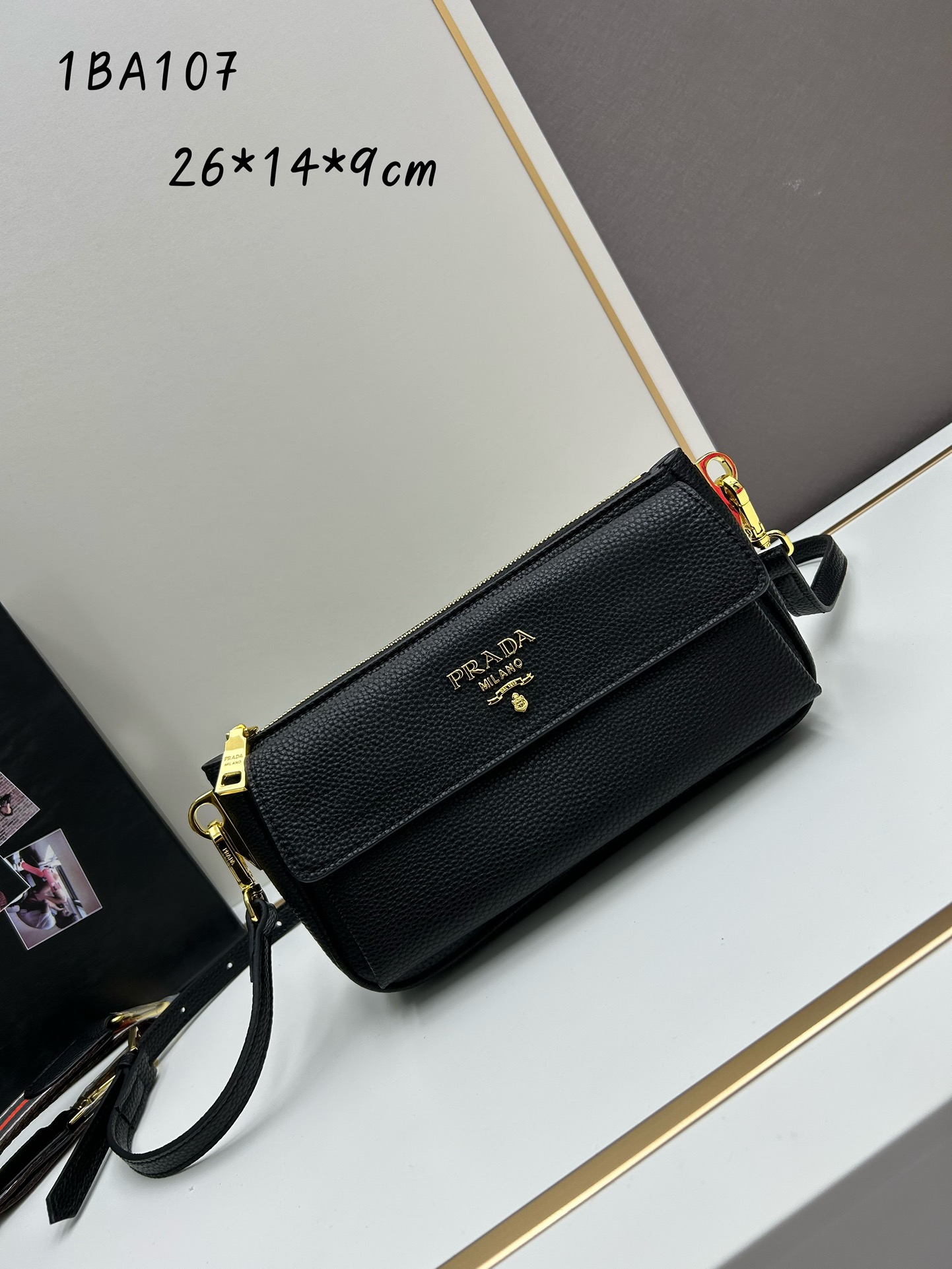 Prada  Flap Zipper Champion Bag 10A