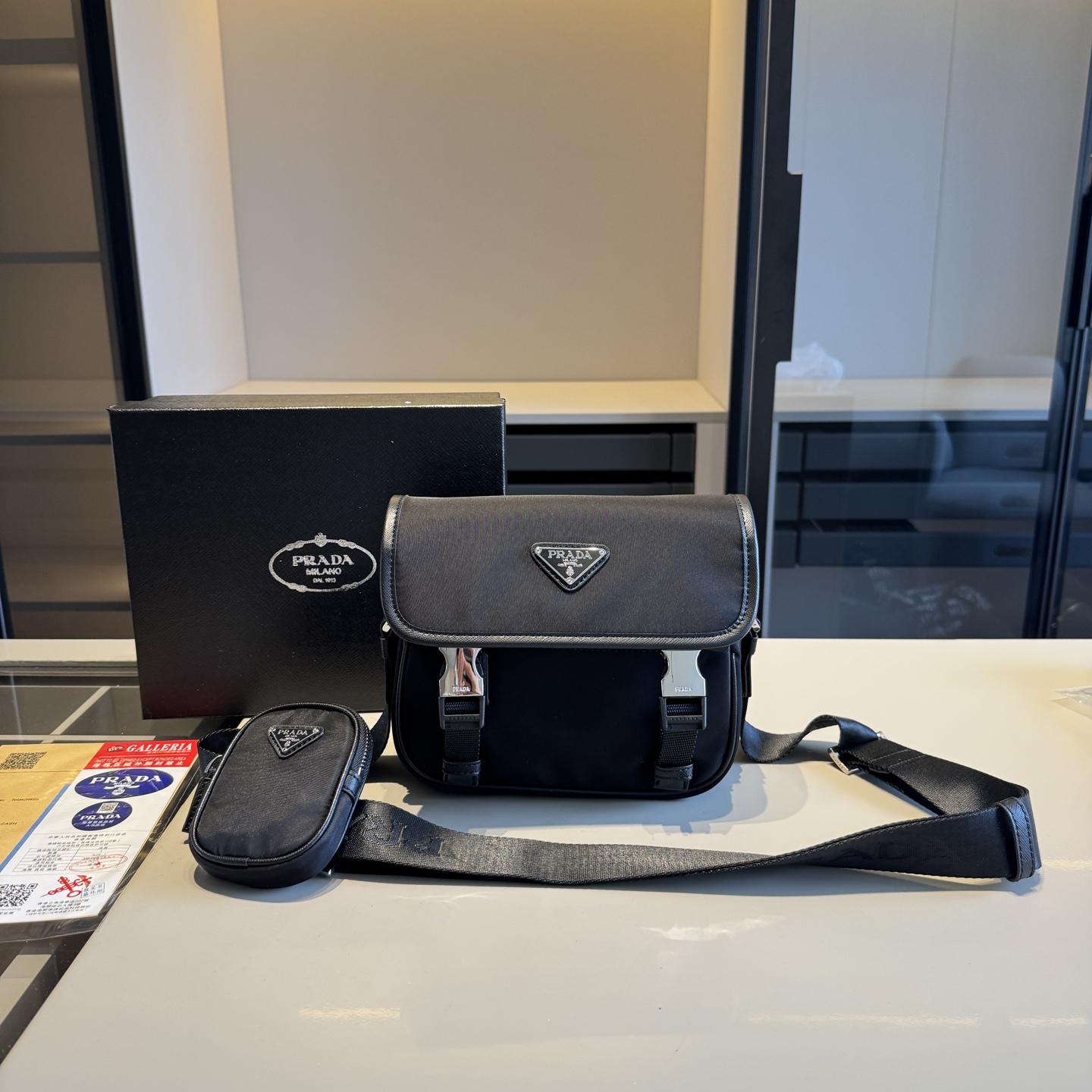 Prada's New Three-in-One Crossbody Bag