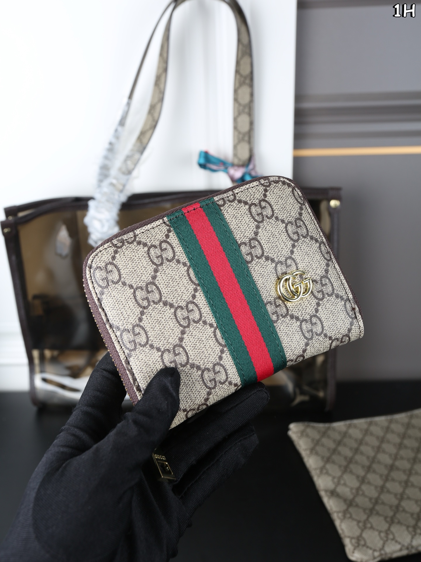 GUCCI Tote Bag + Tote Bag + Wallet