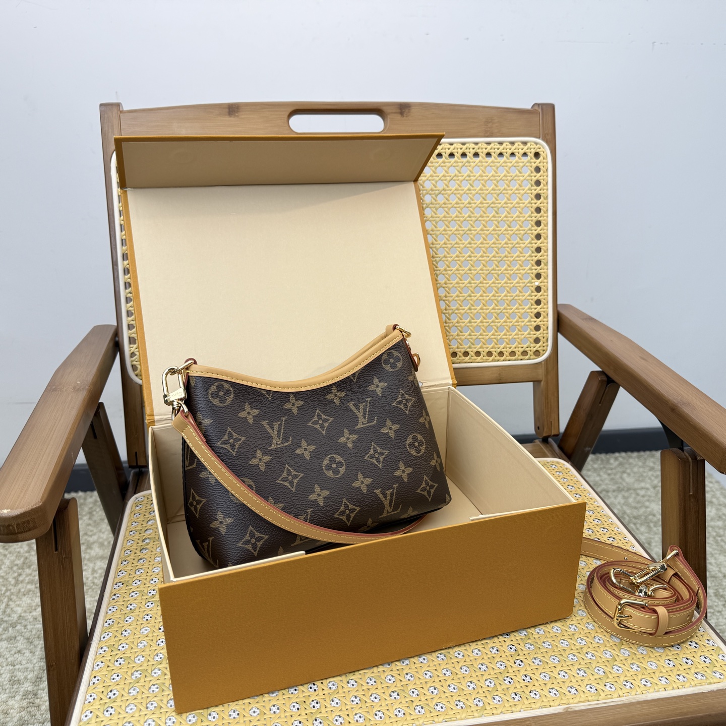 LV Vintage Wanderer Bag | Dark Brown Soft Leather