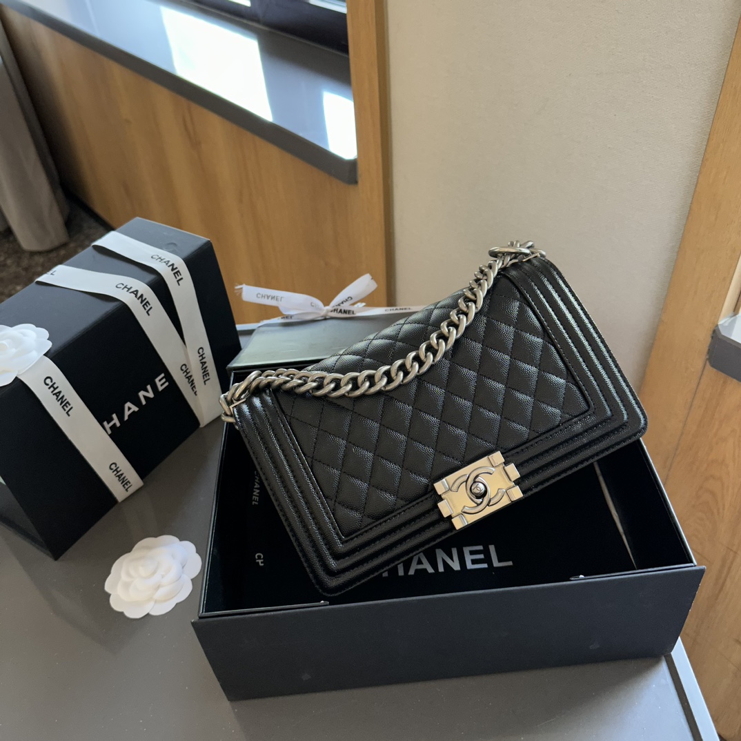 Chanel Leboy New Medium 25CM Caviar Shoulder Bag
