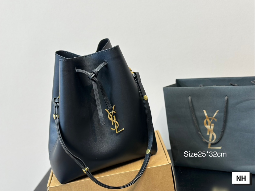 YSL Saint Laurent Bucket Shoulder Bag Crossbody Bag