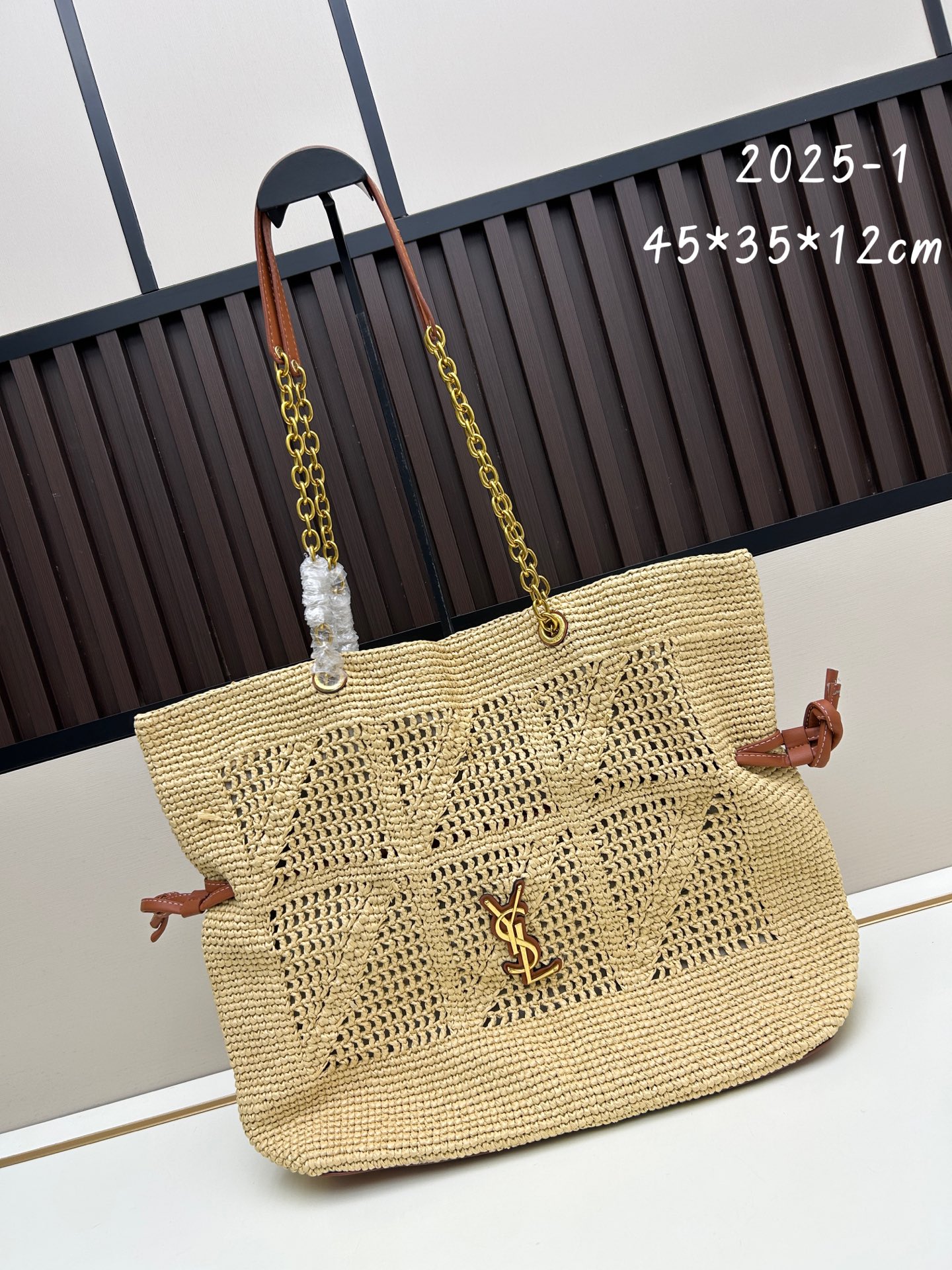 ​​YSL ICARE Raffia Tote Bag 2025-1