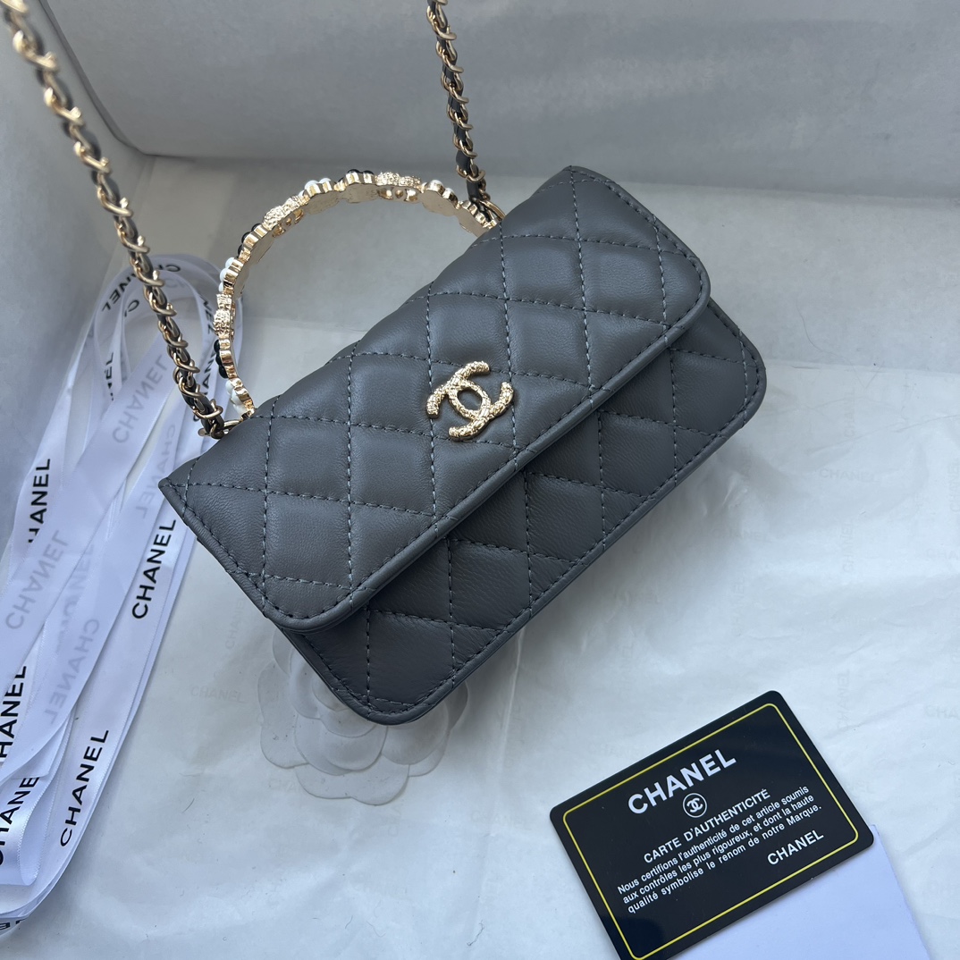 Chanel 23K Clover Enamel WOC Bag 1188