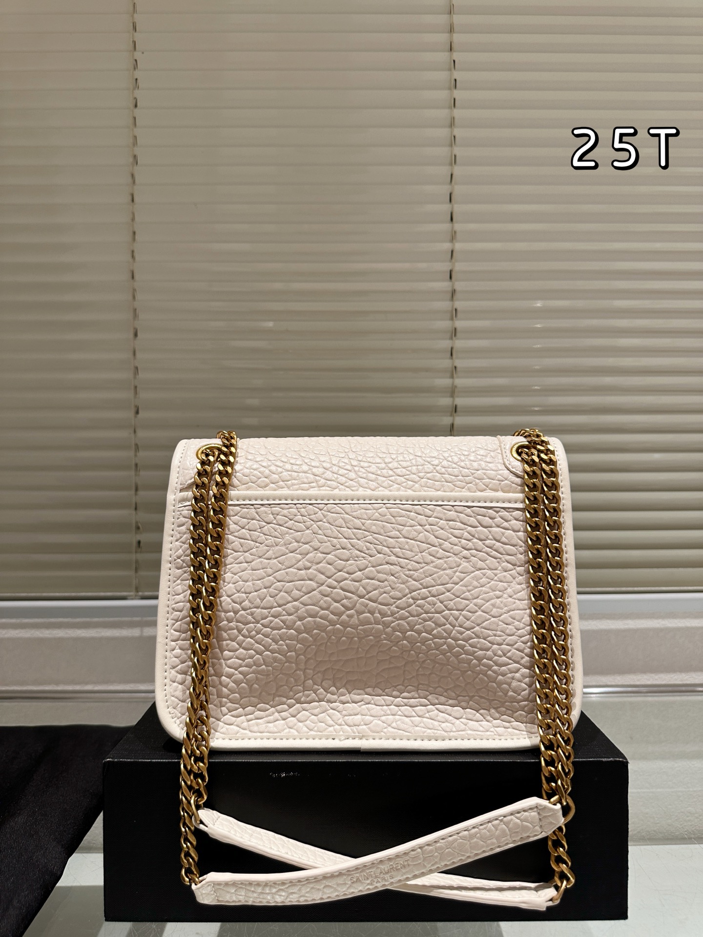 ​YSL Niki 25cm Crinkled Leather Crossbody Bag