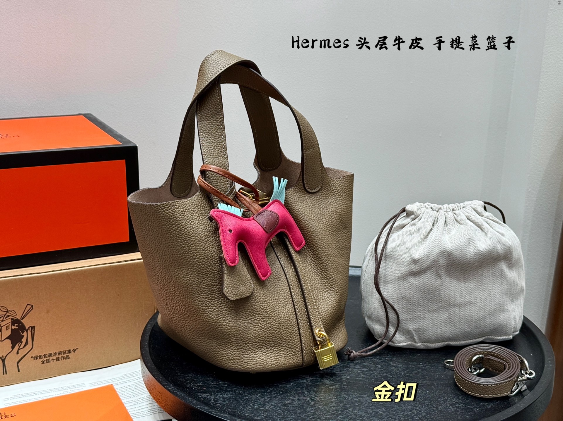 Hermes Picotin Taurillon Leather with Lock Charm