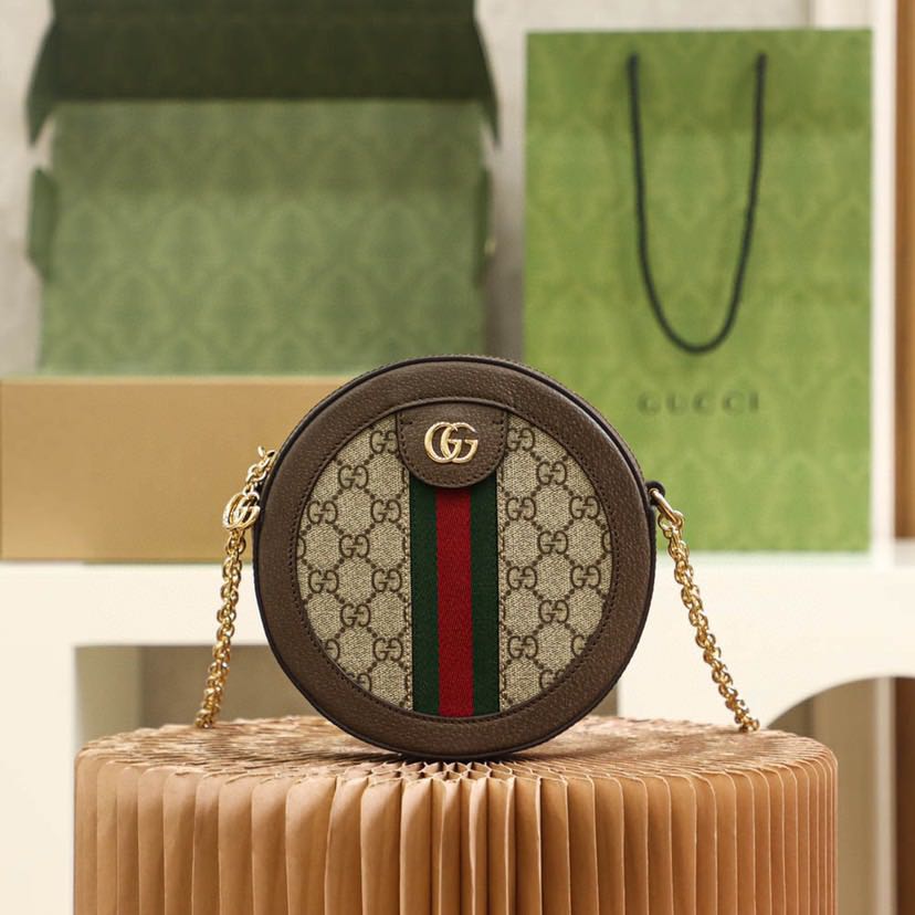 Gucci Ophidia Round Cake Crossbody Bag