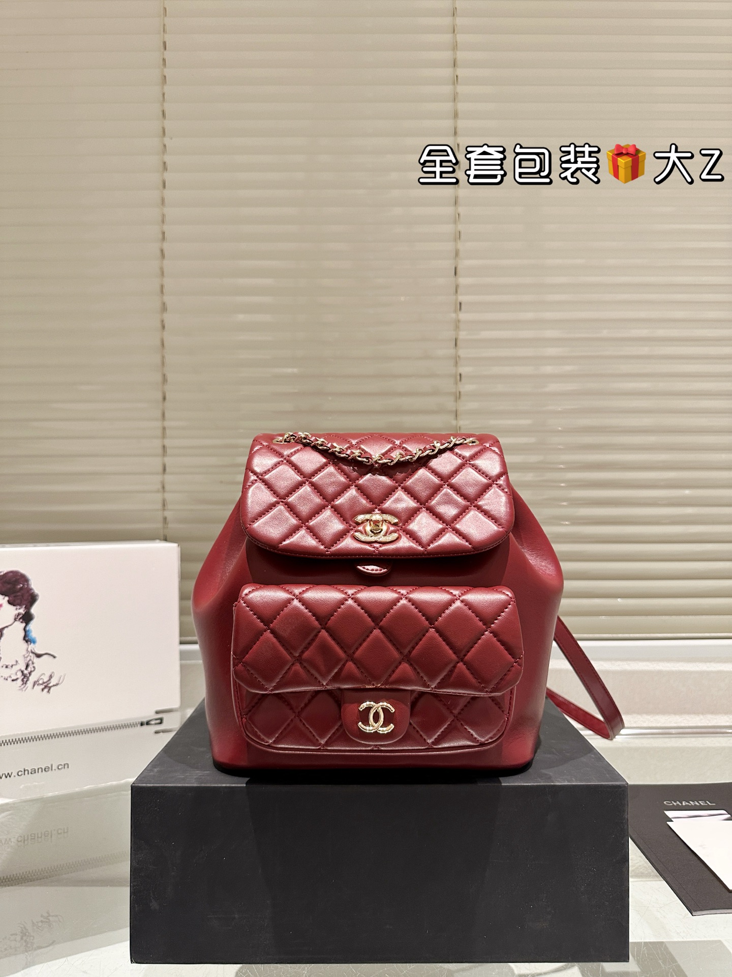Chanel Duma Backpack 21cm Lambskin 10A