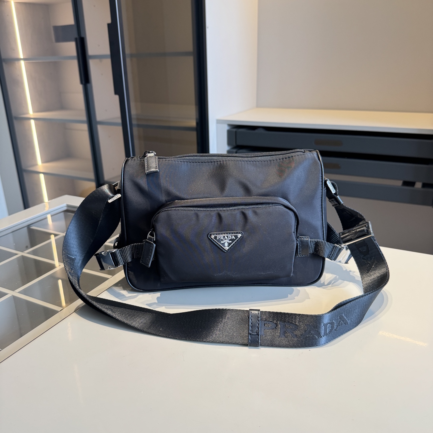Prada's Latest Nylon Messenger Bag
