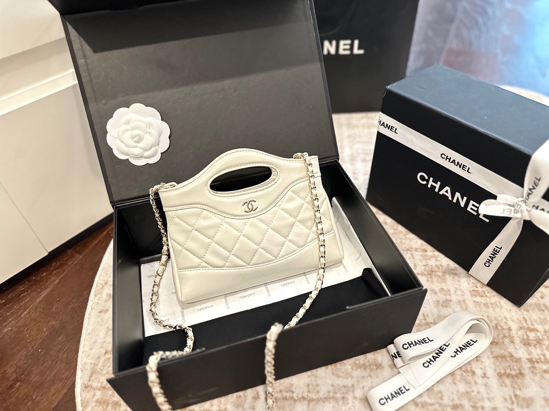 Chanel Mini 31 Bag 20cm Calfskin Leather Shoulder Bag