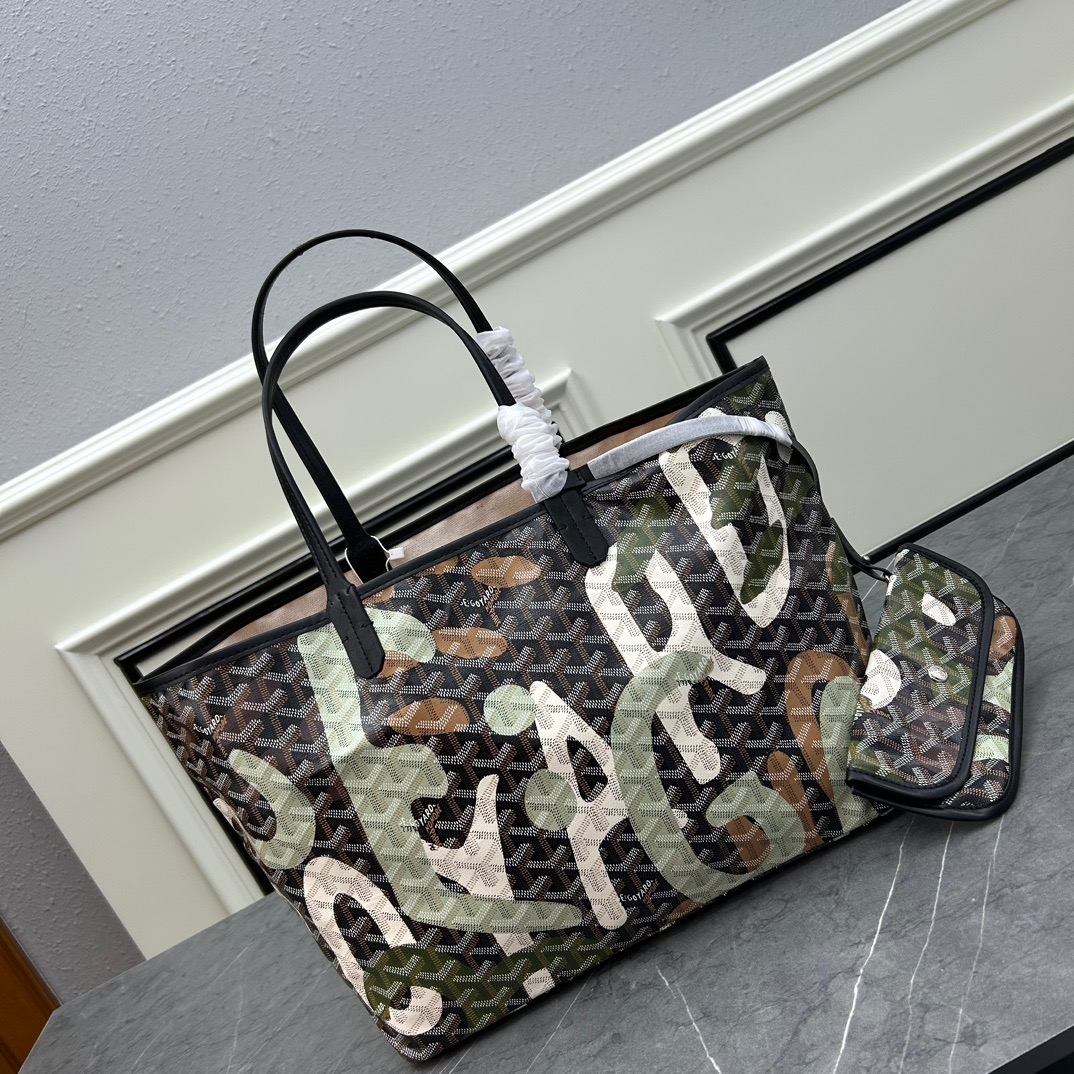 Goyard Saint Louis graffiti Tote handbag shoulder bag