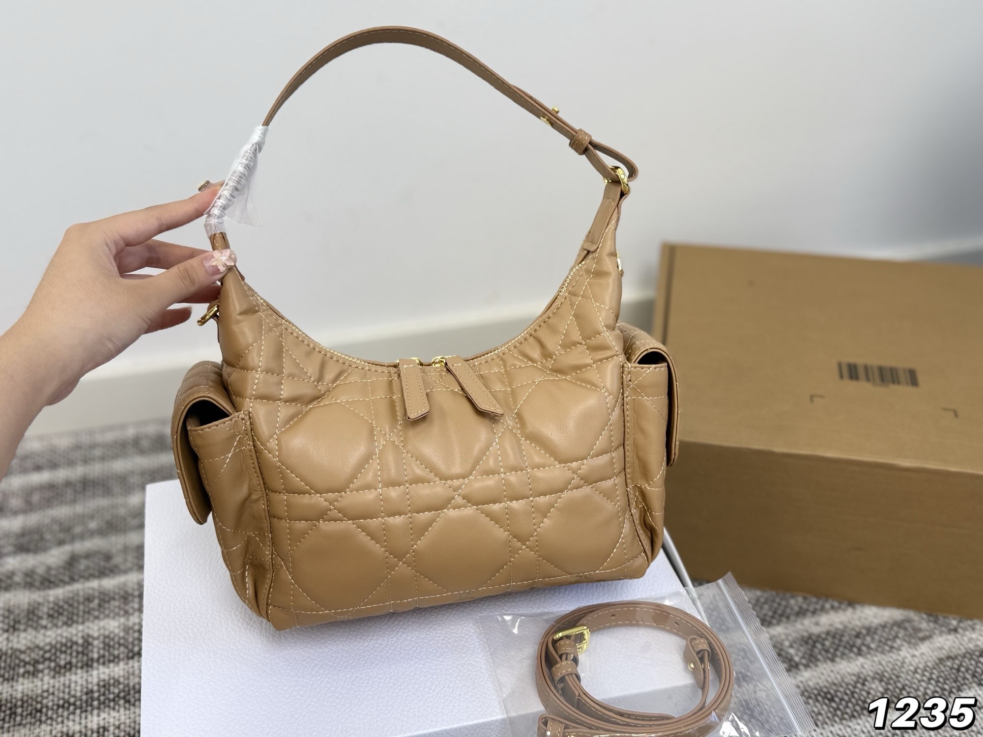 Dior 25 Hobo Shoulder Bag