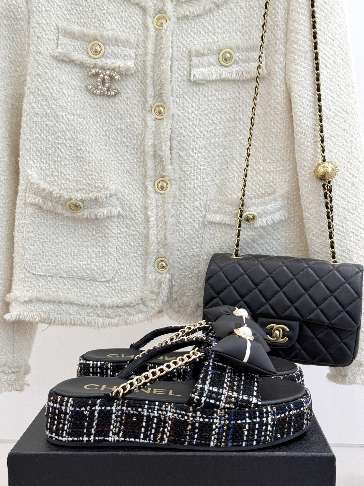 Chanel Thick Bottom Slipper Sandals Shoes