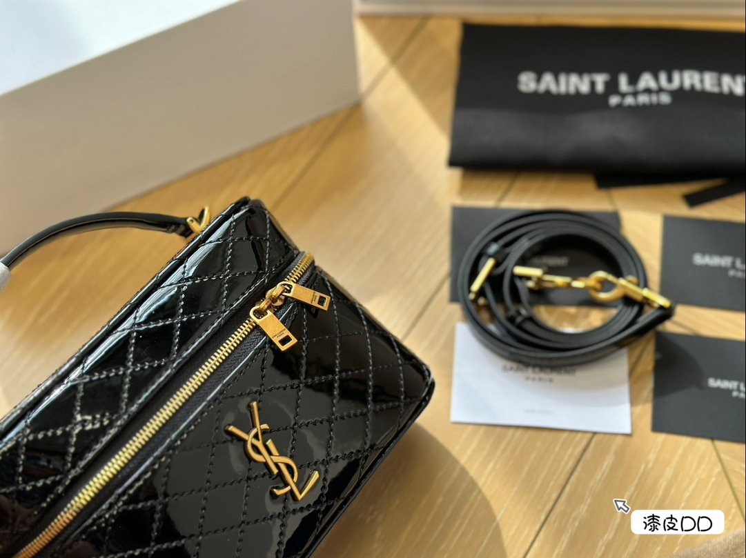 YSL Saint Laurent Gaby Vanity Shoulder Bag Crossbody Bag