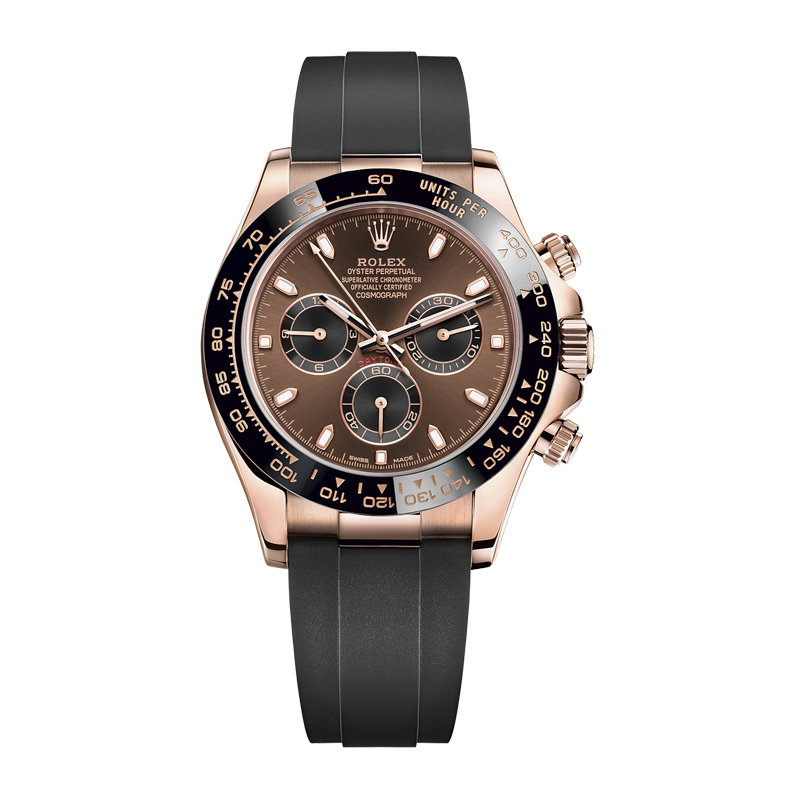 Rolex Cosmograph Daytona Everose Gold Chocolate Oysterflex M116515LN-0041