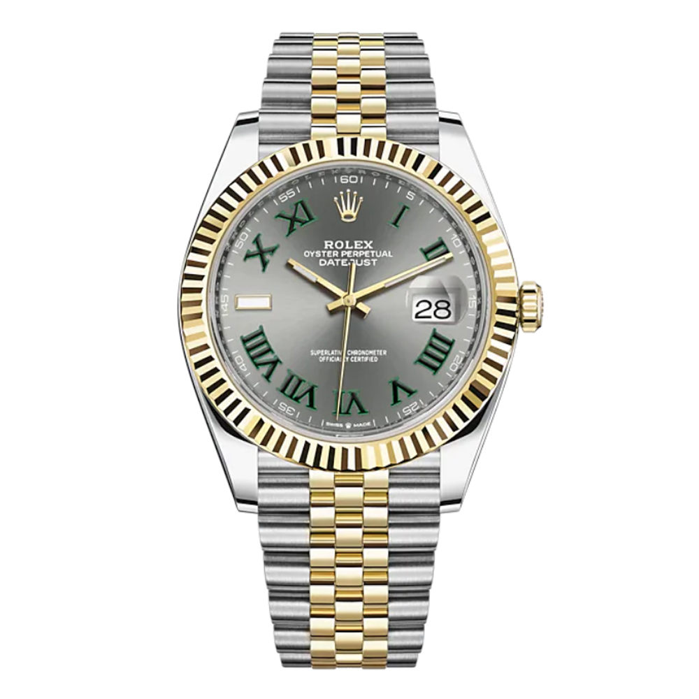 Rolex Datejust 41 Oystersteel and yellow gold Wimbledon - M126333-0020/126333-0019 Brand Unworn