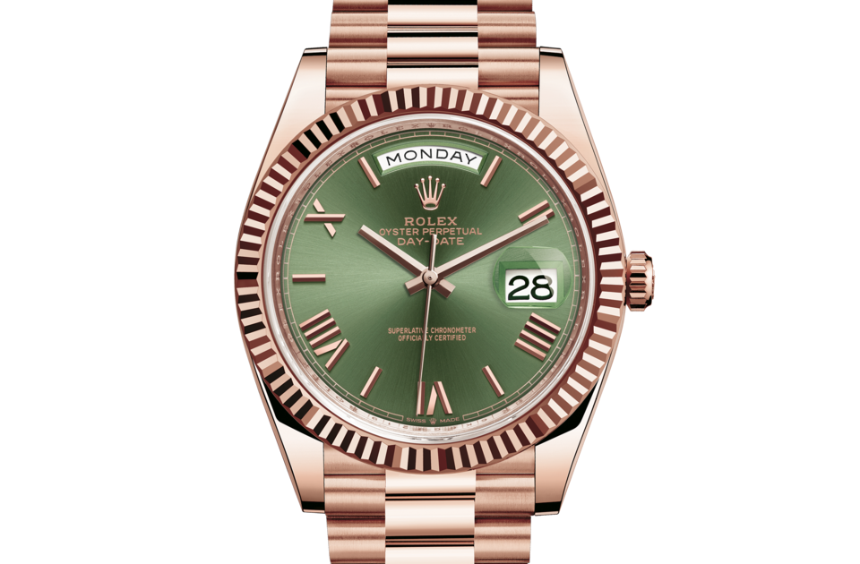 Rolex Day-Date President 40mm 18ct Everose Gold 228235-0025 Unworn