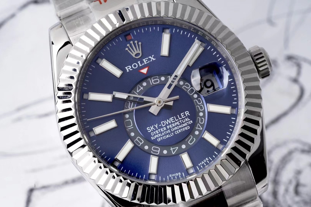 Life Style 2025 Men's Luxury Watch with Dual Time & Annual Calendar - Sky-Dweller Inspired Design, 42mm Oystersteel, Free Global Shipping